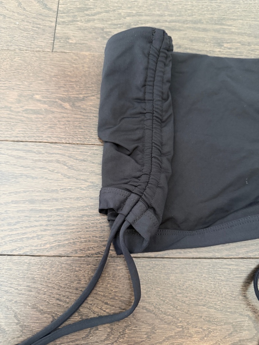 LSpace black side tie crop tube top small - Picture 3 of 3